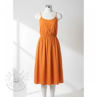 Baumwollstoff popeline apricot