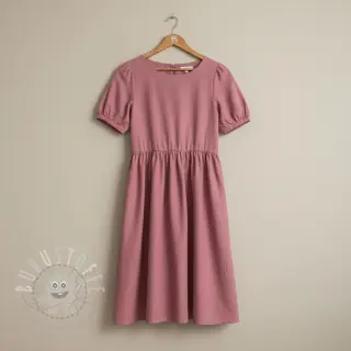 Baumwollstoff popeline mauve