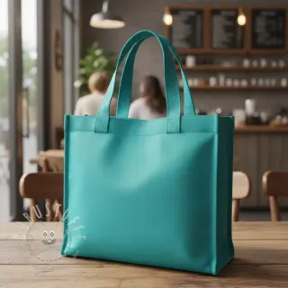 Baumwollstoff popeline turquoise