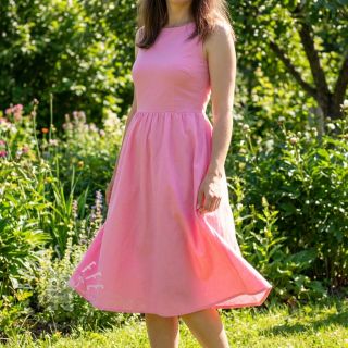 Baumwollstoff popeline light pink