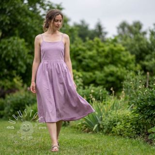 Baumwollstoff popeline lilac