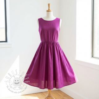 Baumwollstoff popeline violet