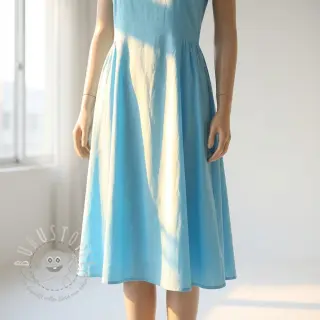 Baumwollstoff popeline sky blue