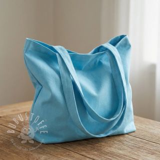 Baumwollstoff popeline sky blue