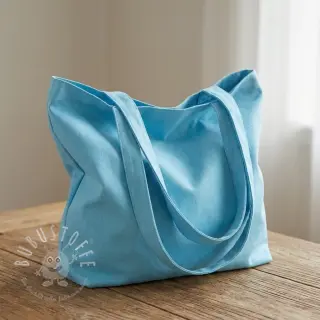 Baumwollstoff popeline sky blue