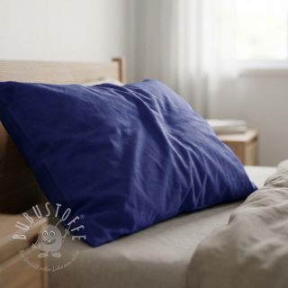 Baumwollstoff popeline dark cobalt