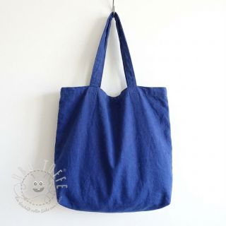 Baumwollstoff popeline dark cobalt