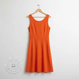 Baumwollstoff popeline orange