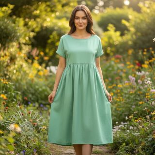 Baumwollstoff popeline pepermint