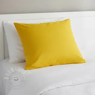 Baumwollstoff popeline lemon