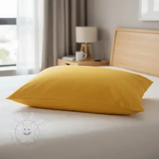 Baumwollstoff popeline yellow