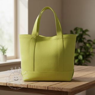 Baumwollstoff popeline old lime