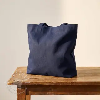 Baumwollstoff popeline navy