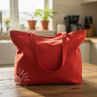 Baumwollstoff popeline red