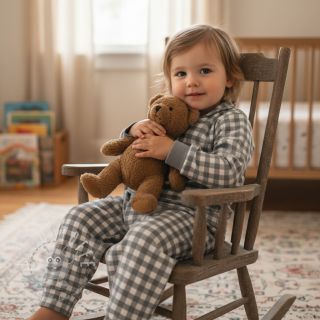 Baumwollstoff FLANNEL Check sage