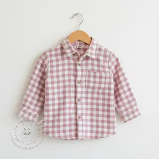 Baumwollstoff FLANNEL Check light pink