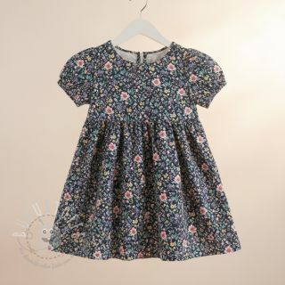 Baumwollstoff Flowers Tara navy design B digital print