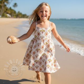 Baumwollstoff Motif off white digital print