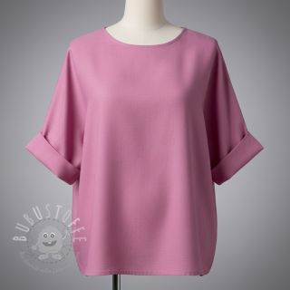 Baumwollstoff mit Leinen PREMIUM dawn pink