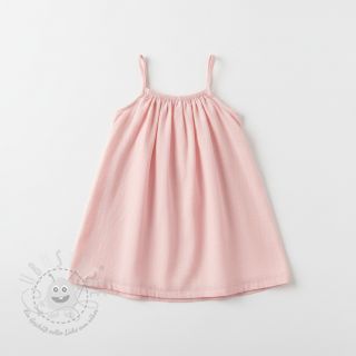 Baumwollstoff mit Leinen PREMIUM light pink