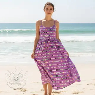 Baumwollstoff Love dream mauve