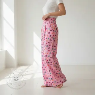 Baumwollstoff Love pink