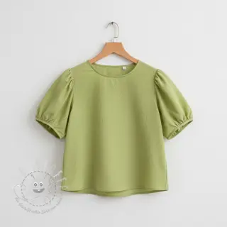 Baumwollstoff WASHED old lime