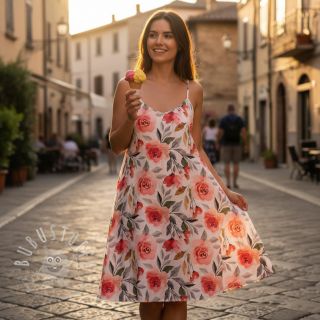 Baumwollstoff VOILE Love digital print