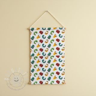 Baumwollstoff Dino baby design D digital print