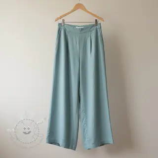 Baumwollstoff mit Leinen old blue
