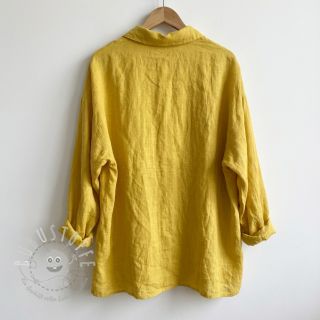 Baumwollstoff mit Leinen ochre