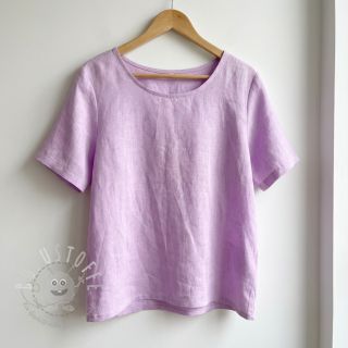 Baumwollstoff mit Leinen lilac