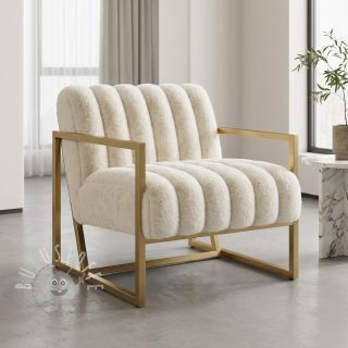 Kunstfell Barracuda ecru