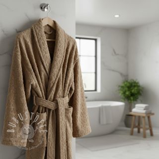 Kuschelfrottee Animal skin brown