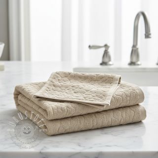 Kuschelfrottee Animal skin sand