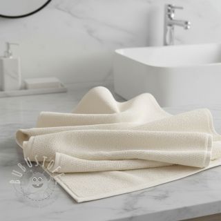 Frottee elastisch ecru