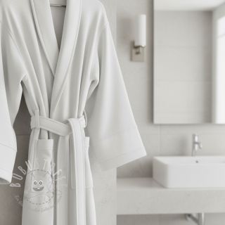 Frottee elastisch white