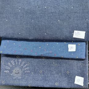 Stoffreste Baumwollstoffe JEANS 042