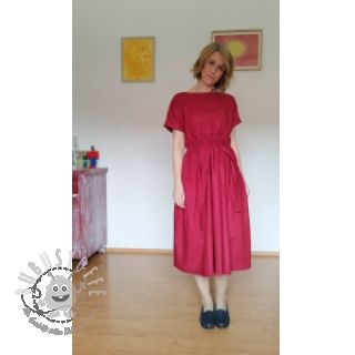 Baumwollstoff popeline wine