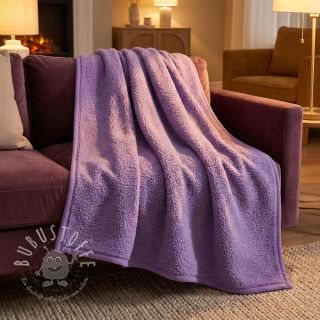 Fleece TEDDY DOUBLE SIDED lilac