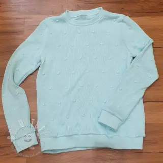 Strickstoff BIG KNIT DOT mint