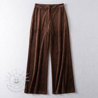 Samt VELVET STRETCH dark brown