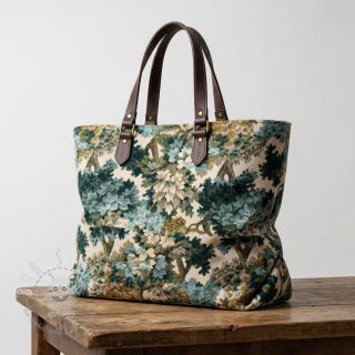 Dekostoff jacquard Aubusson emeraude