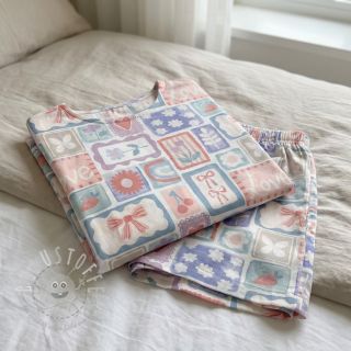 Baumwollstoff Patchwork digital print