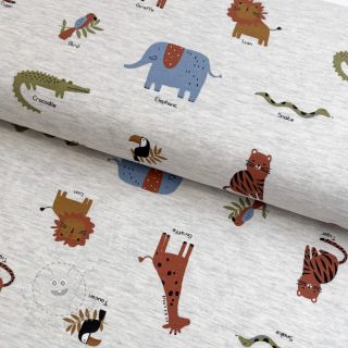 Jersey Safari melange light grey