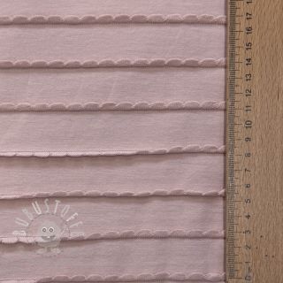 Jersey RUFFLES powder pink