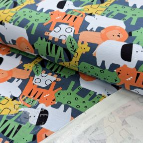 Sweatstoff Animaland petrol