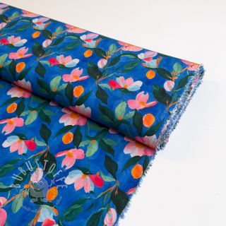 Viskosestoff STRETCH Flowers Dorothia digital print