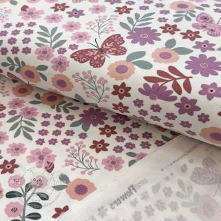 Sweatstoff Flowers Azriel offwhite