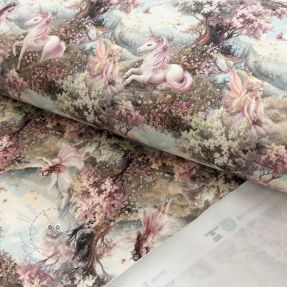 Sweat kuschel Fairy tales digital print